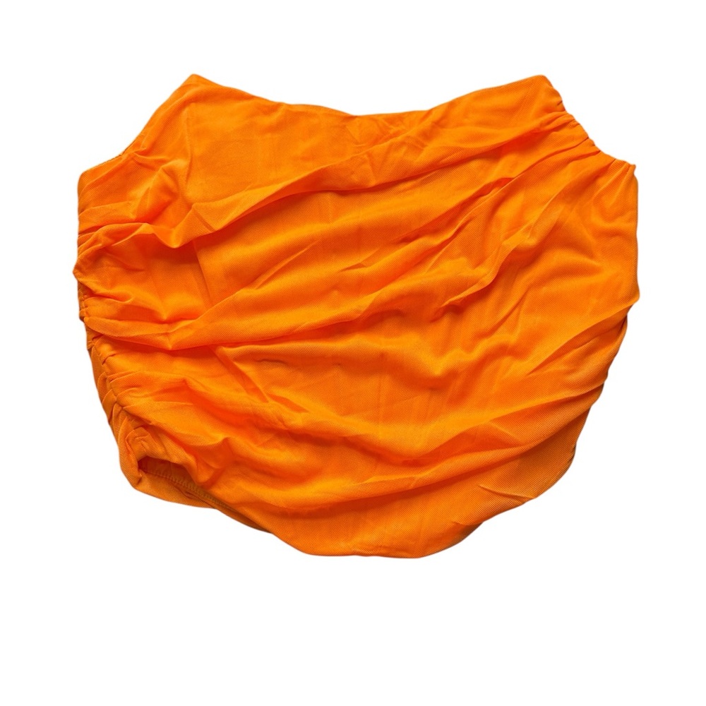 Fashion Nova Vibrant Orange Crop Top SZ M